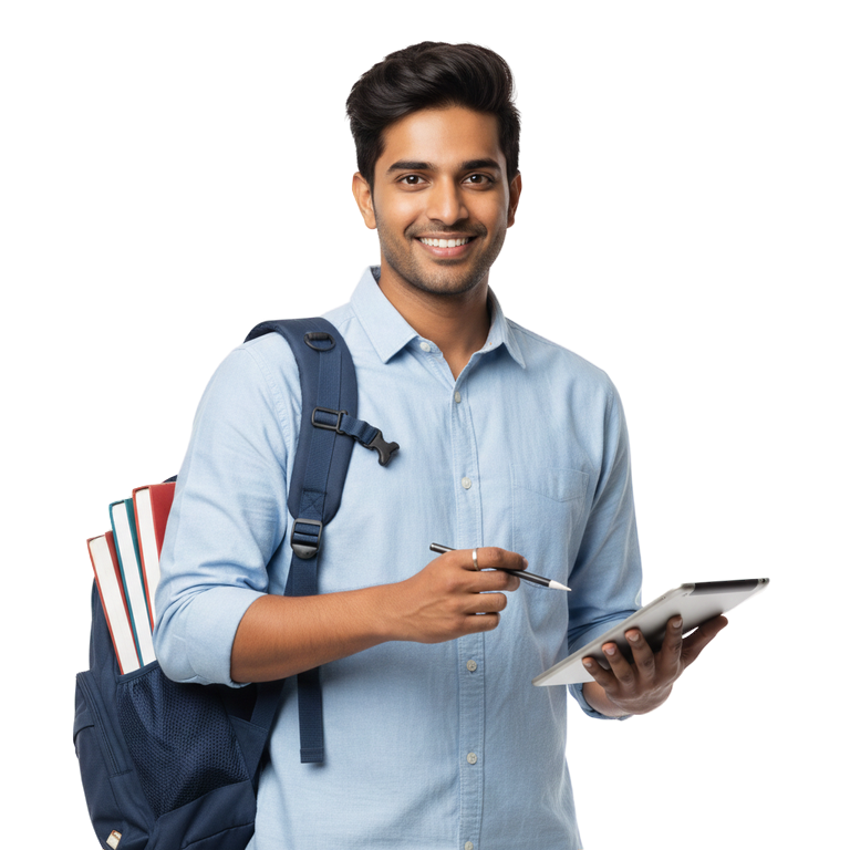 Student learning English and digital skills with CILPRO